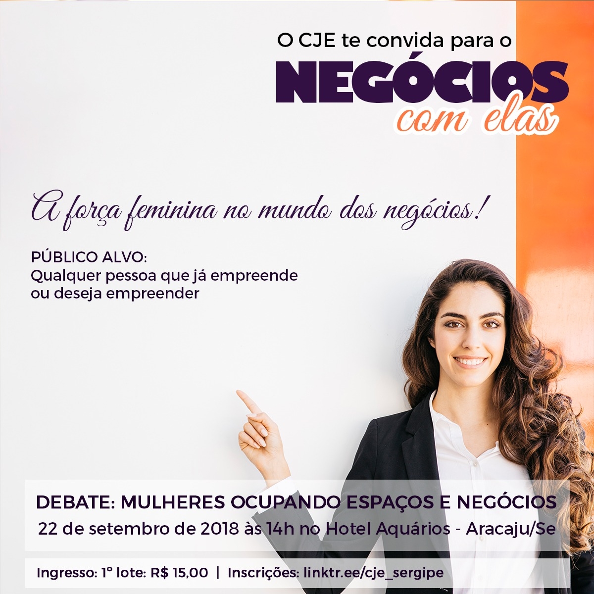 CJE realiza 1º evento de empreendedorismo feminino (Imagem: Divulgação)