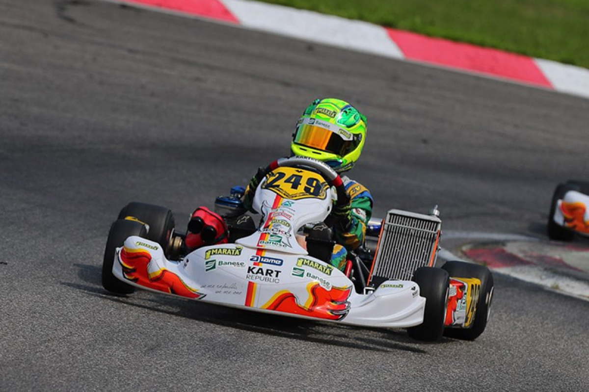 Kart: sergipano fica em 12º lugar em Mundial na Suécia (Foto: CBA)