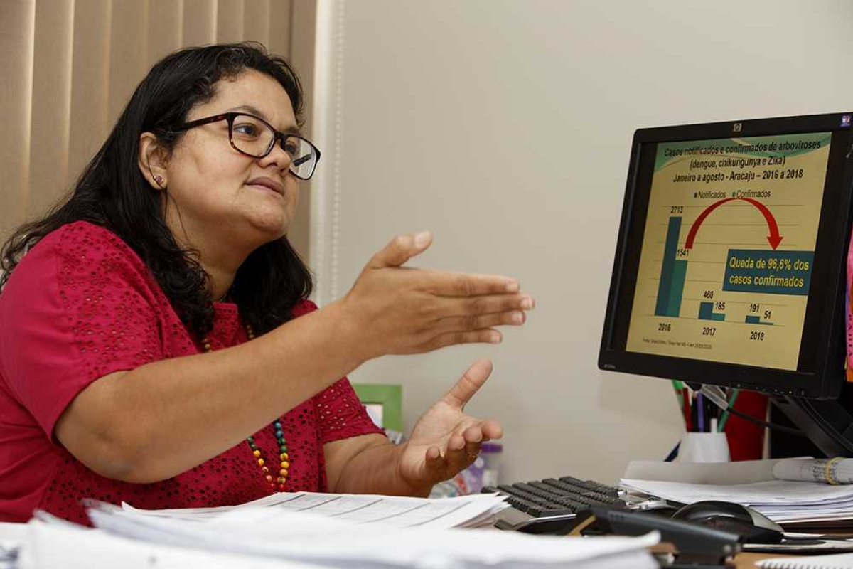 Thaíse Cavalcante reforça como é importante a colaboração das comunidades (Foto: Marco Vieira/ PMA)