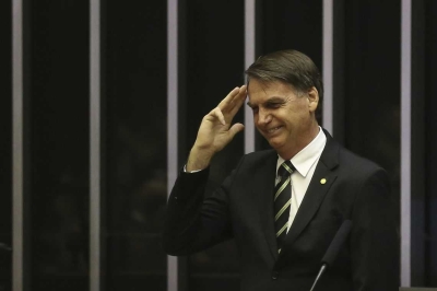 Jair Bolsonaro reafirma, no Congresso, compromisso com a Constituição (Foto: José Cruz/ Agência Brasil)