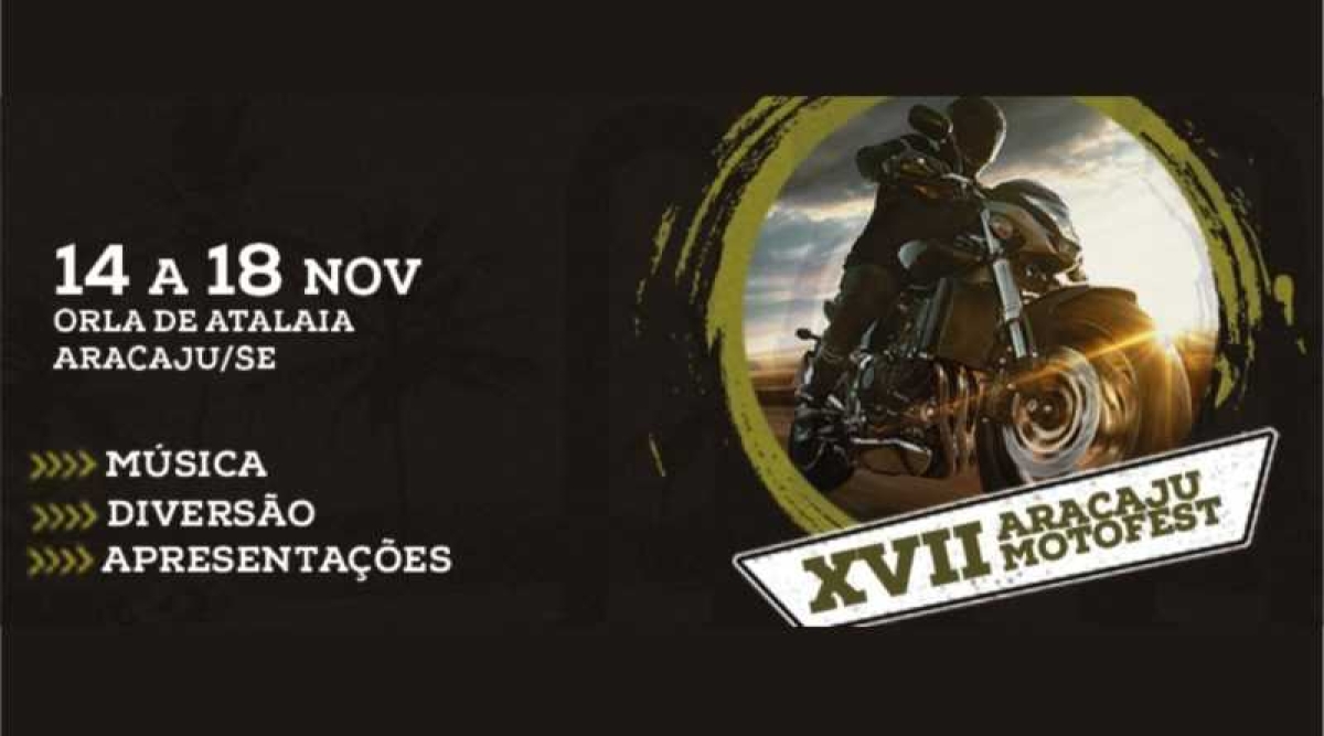 Vem aí a 17ª edição do Aracaju Moto Fest (Imagem: Divulgação)