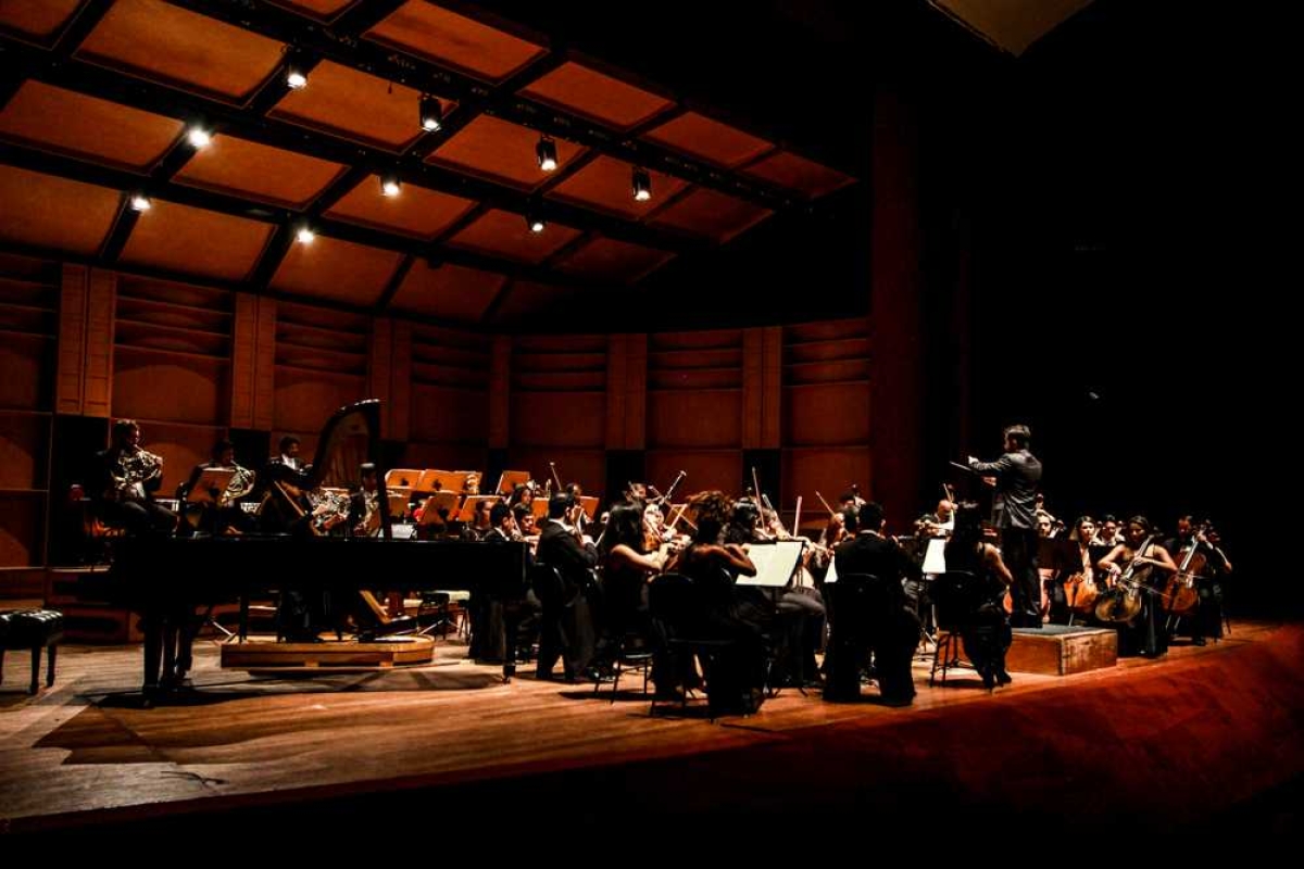 Concerto "Cantos de Liberdade" traz música brasileira e russa ao Teatro Atheneu (Foto: Pritty Reis/ Secult/SE)