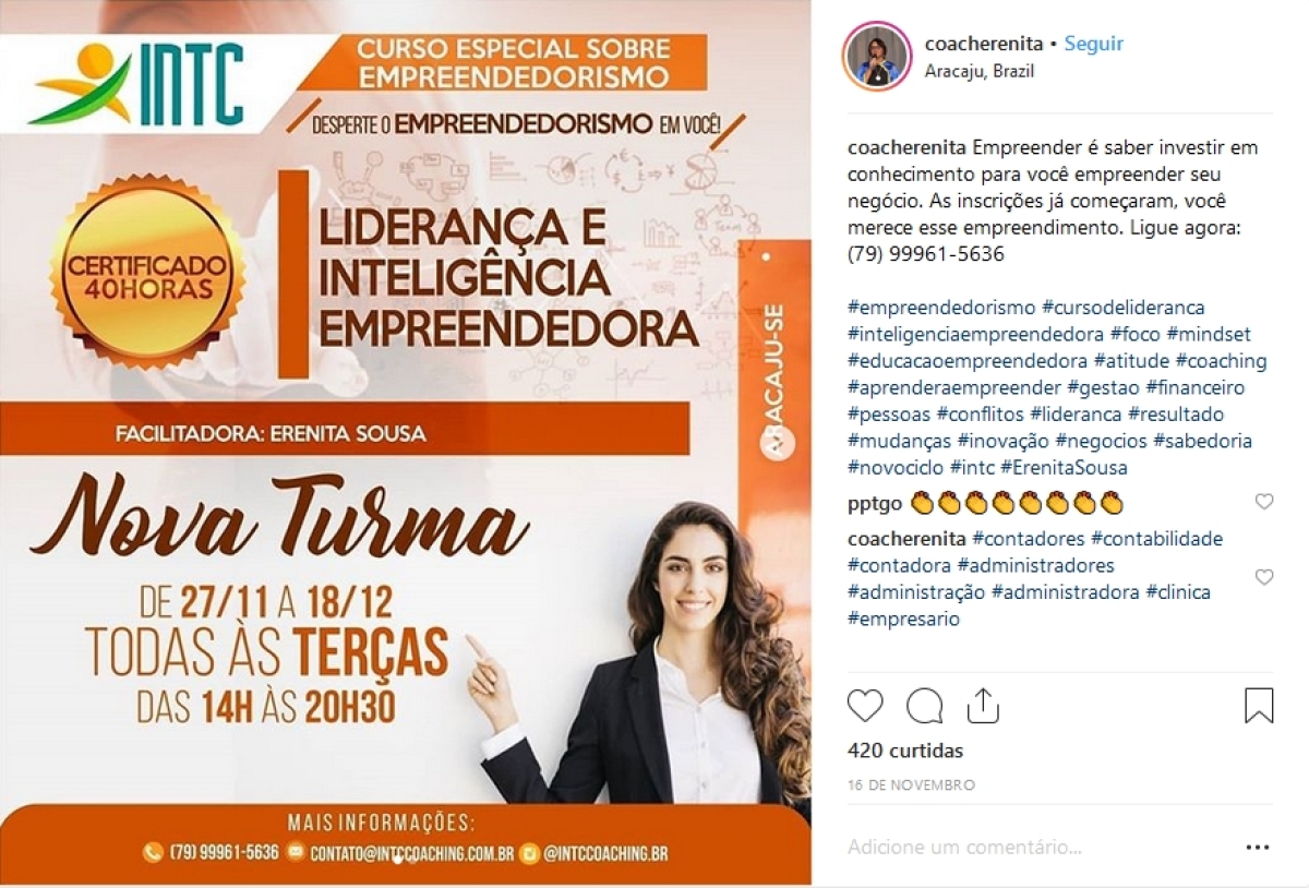 Imagem: Instagram/Erenita Sousa