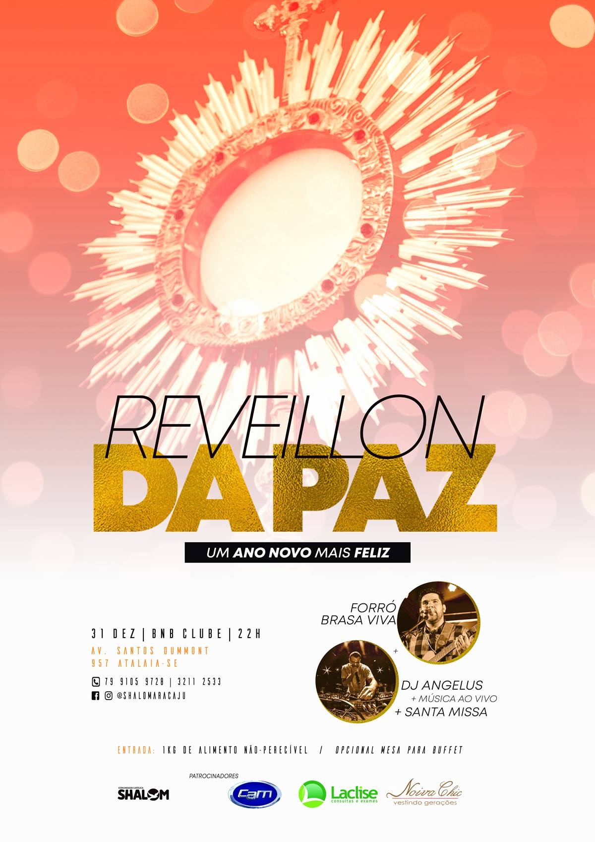 Evento Réveillon da Paz - Imagem: Comunidade Católica Shalom