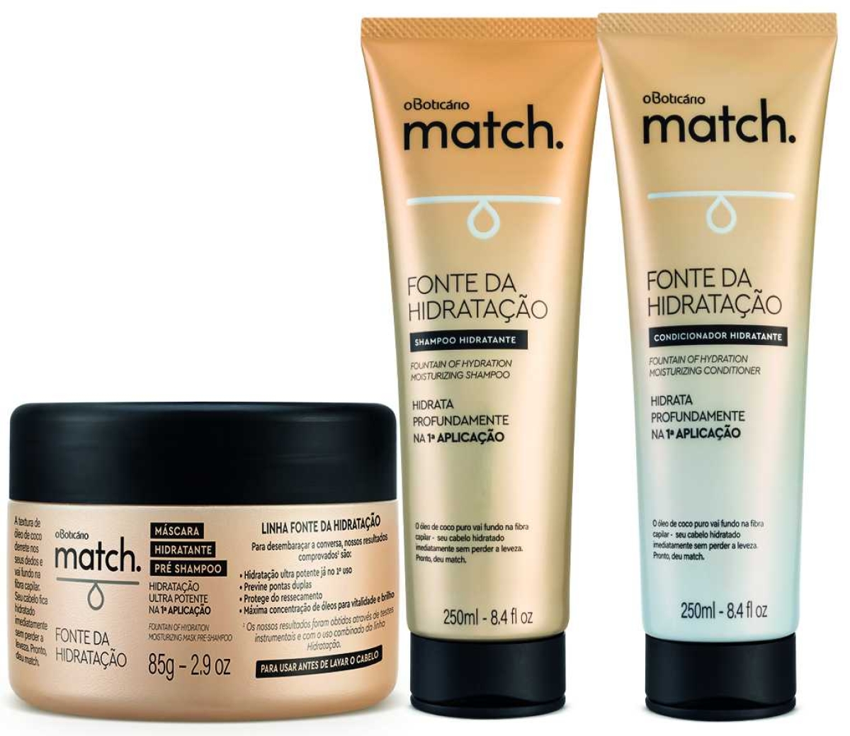 Linha Match de O Boticário (Imagem: Divulgação/ O Boticário)