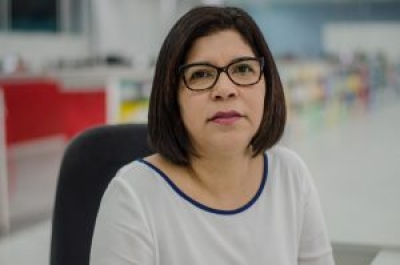 Diretora de Vigilância em Saúde da SES, Mércia Feitosa (Foto: Flávia Pacheco/ SES/SE)