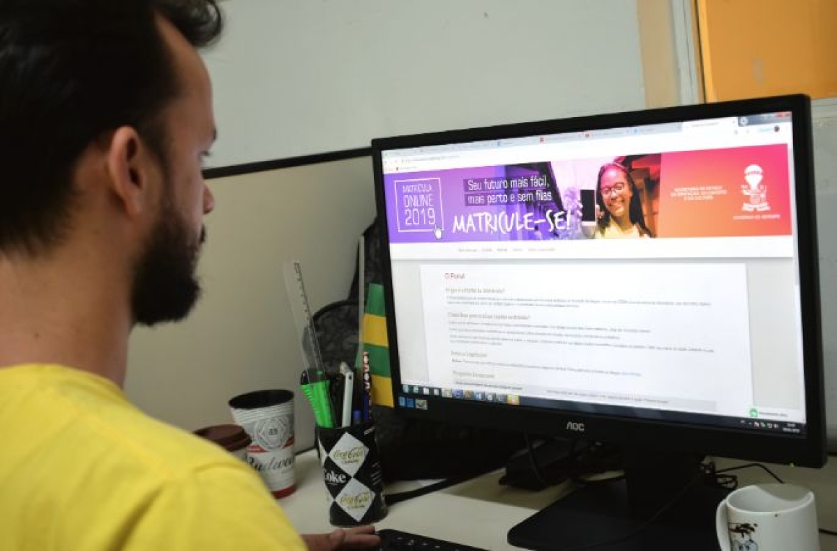 Governo de Sergipe estabelece novas normas para matrícula online nas escolas da Rede Estadual de Ensino (Foto: Seduc/SE)