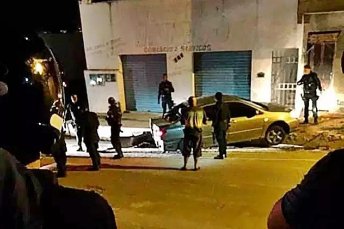 PM prende trio com carro roubado após confronto (Foto: PM/SE)