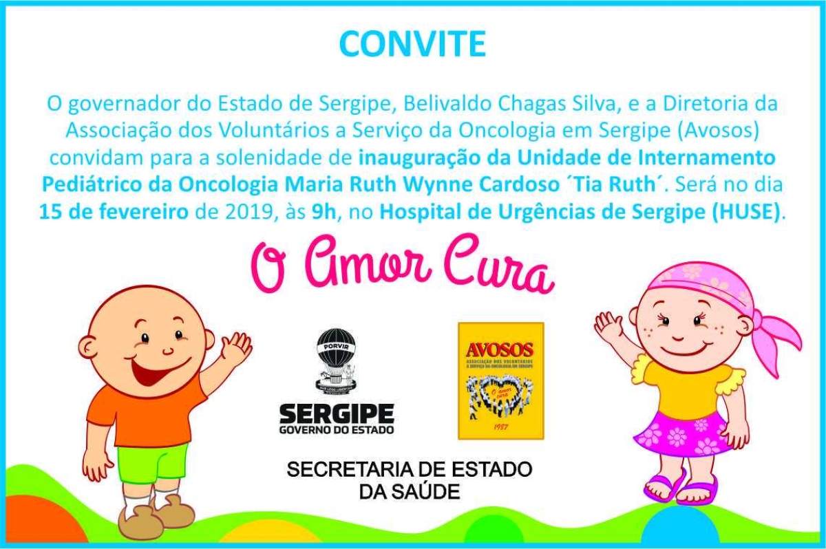 Avosos celebra Dia Mundial de Combate ao Câncer Infantil com inauguração do Internamento Pediátrico da Oncologia "Tia Ruth" (Imagem: Divulgação)