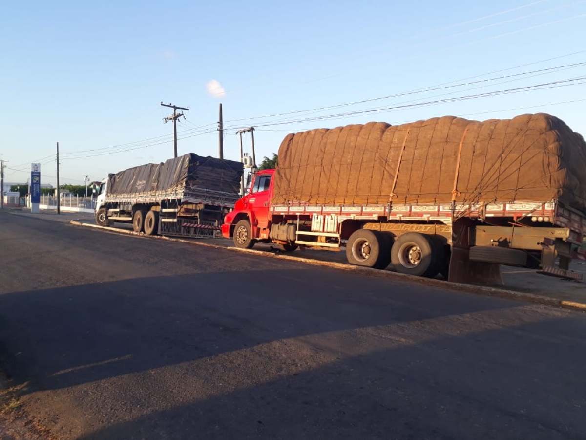 PM aciona fiscalização fazendária estadual e Emdagro para verificar cargas suspeitas em Tobias Barreto (Foto: 11º BPM/PM/SE)