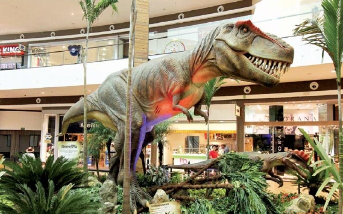 Mundo Jurássico: Dinossauros em tamanho real irão invadir o RioMar Aracaju (Foto: Divulgação)