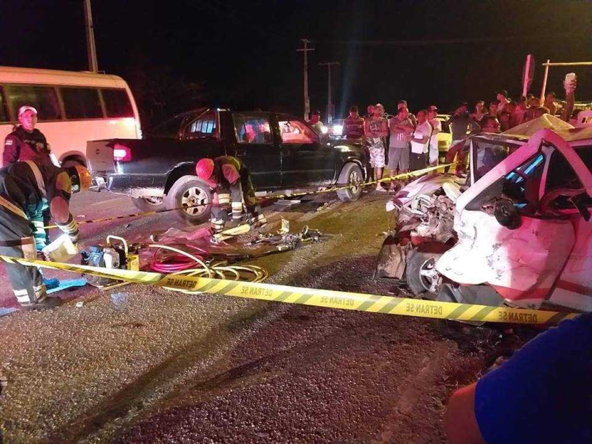 Homem morre em acidente na SE 100 (Foto: F5 News)