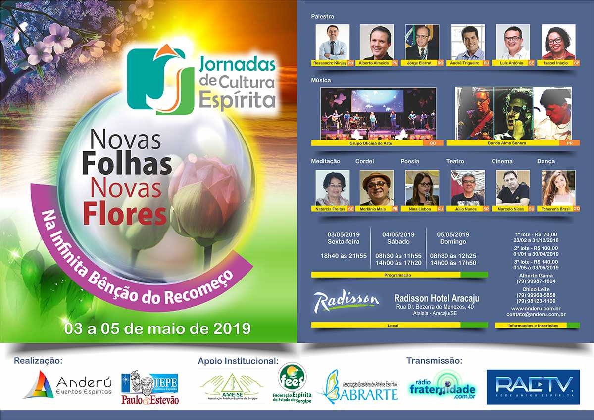 Jornadas de Cultura Espírita em Aracaju (Imagem: Divulgação)