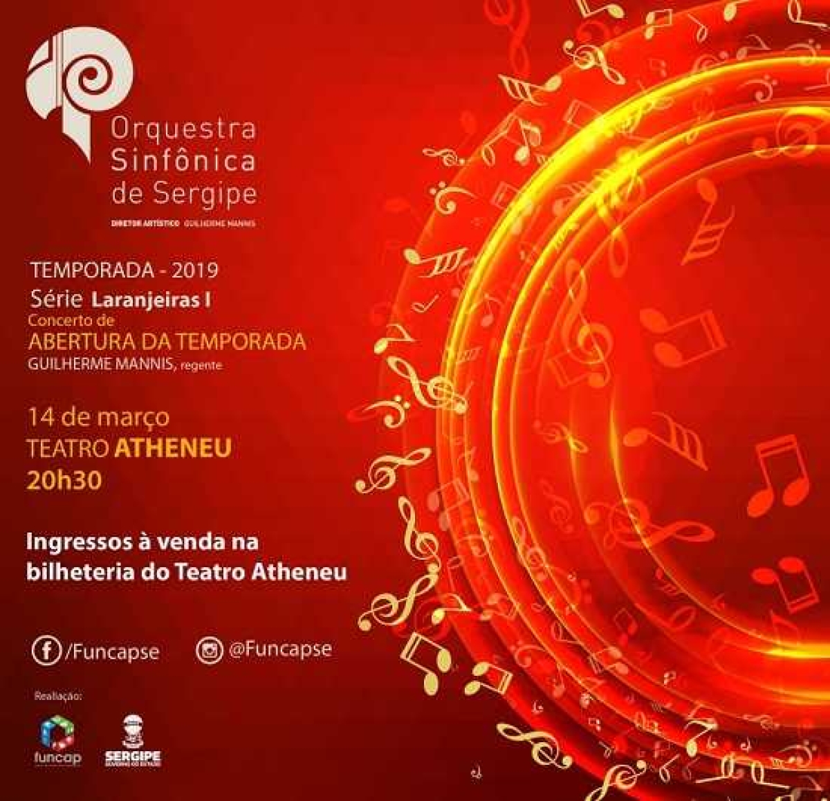 Orquestra Sinfônica de Sergipe inicia temporada deste ano (Imagem: Divulgação)