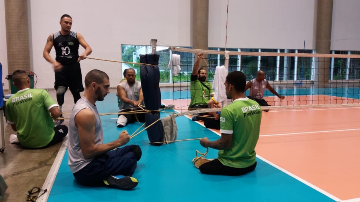 Confederação Brasileira de Voleibol para Deficientes inicia 2ª Semana de Treinamento com seleção masculina (Foto: Assessoria CBVD)