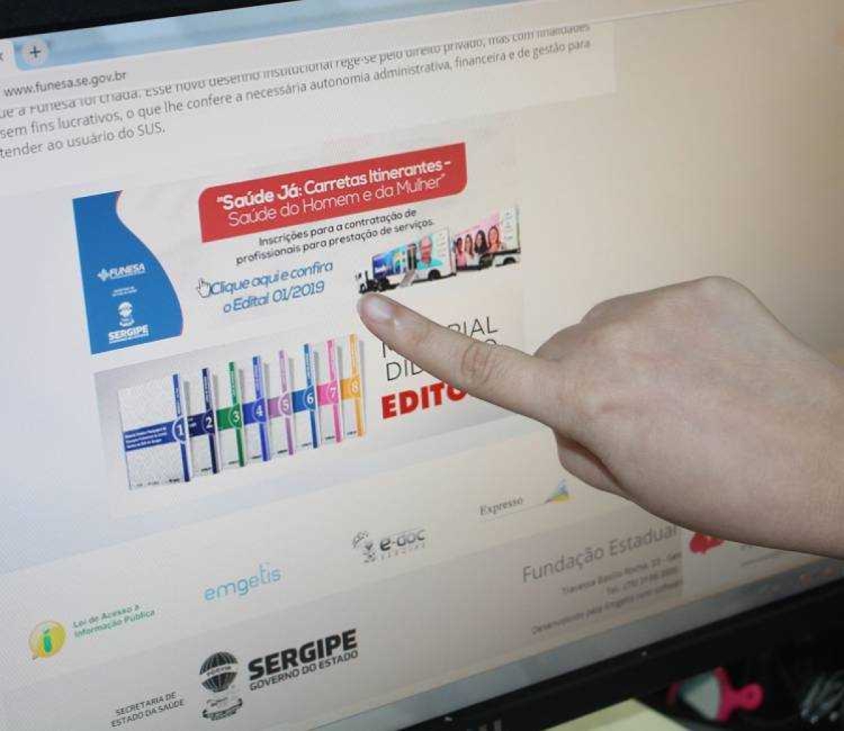 Segue aberto o credenciamento de profissionais para atuar nas Carretas da Saúde do Homem e da Mulher (Foto: SES/SE)
