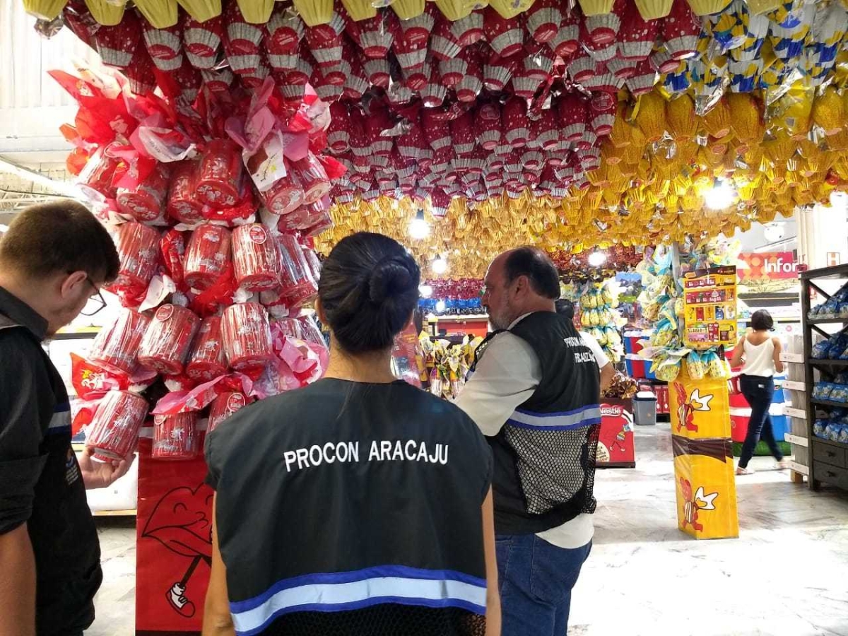 Prefeitura de Aracaju disponibiliza pesquisa de preços dos ovos de chocolate (Foto: Ana Luísa Andrade)
  