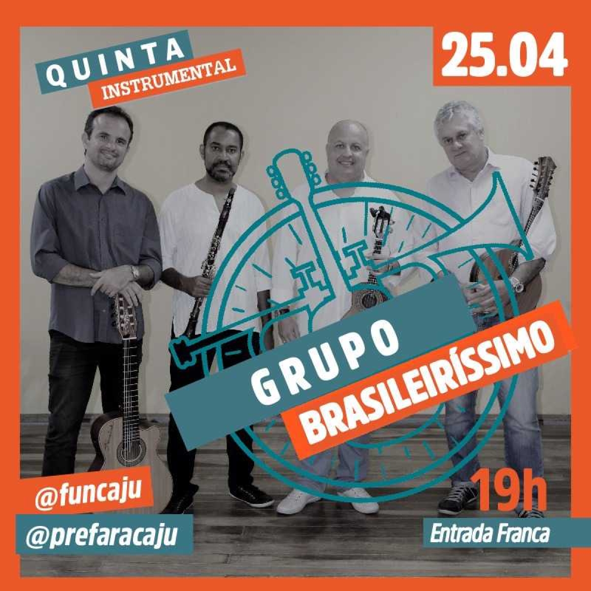 Grupo Brasileiríssimo abre show do Quinta Instrumental (Imagem: Divulgação)