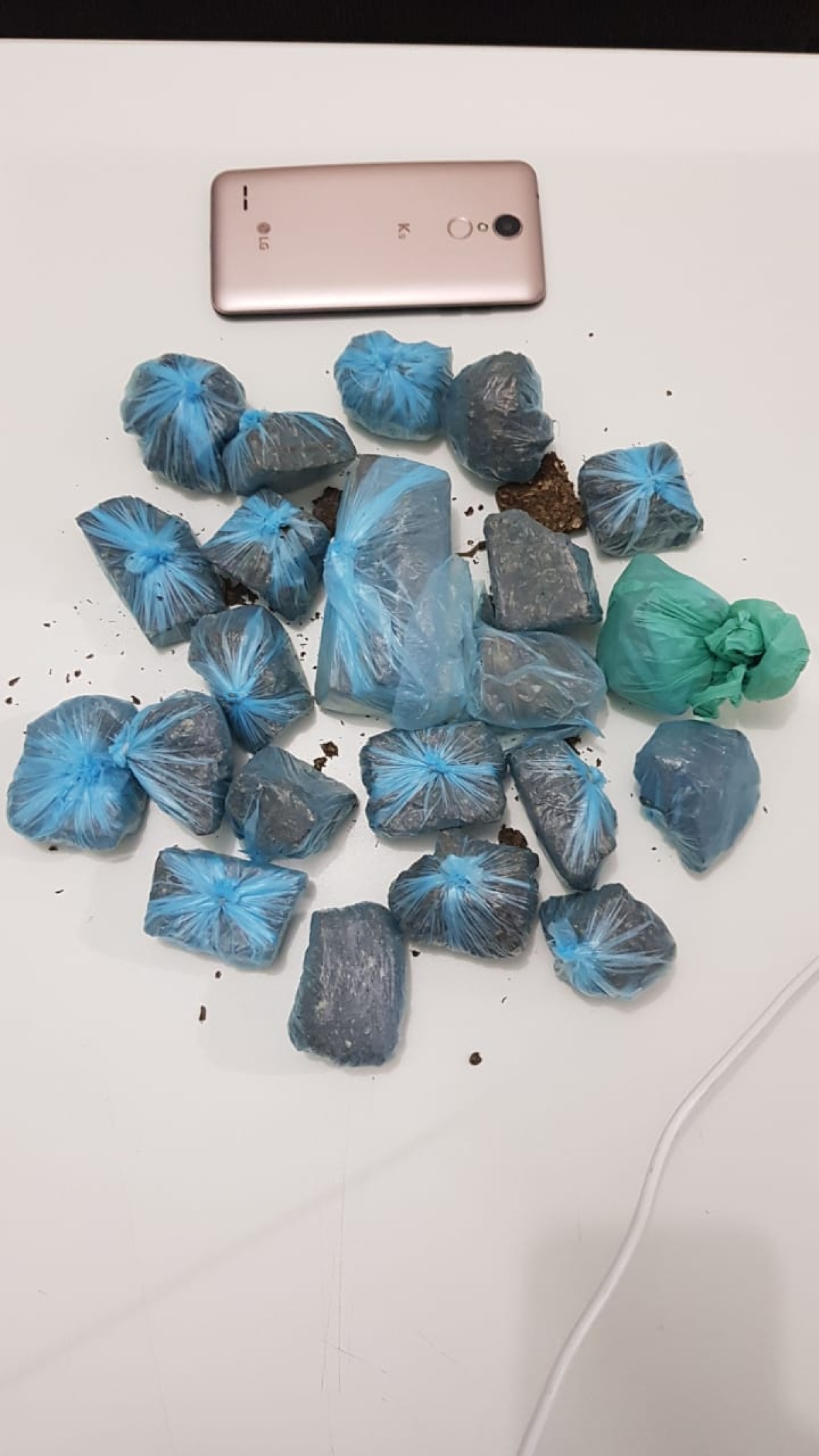 Polícia Civil intercepta transporte de maconha (Foto: SSP/SE)