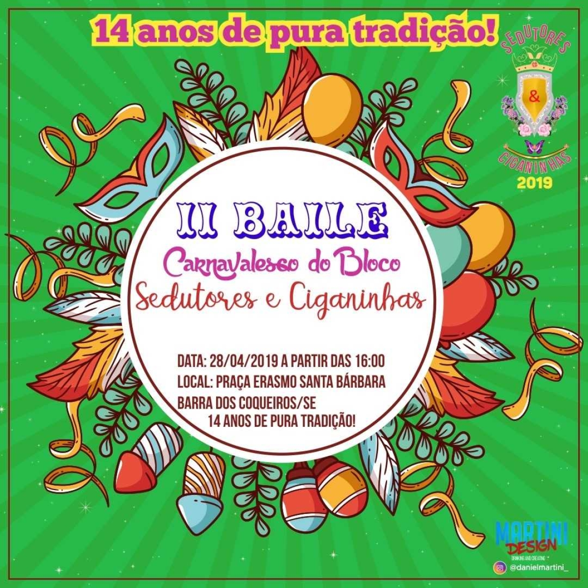 Bloco Sedutores e Ciganinhas leva alegria e tradição promovendo o II Baile Carnavalesco de Barra dos Coqueiros (Imagem: Divulgação)