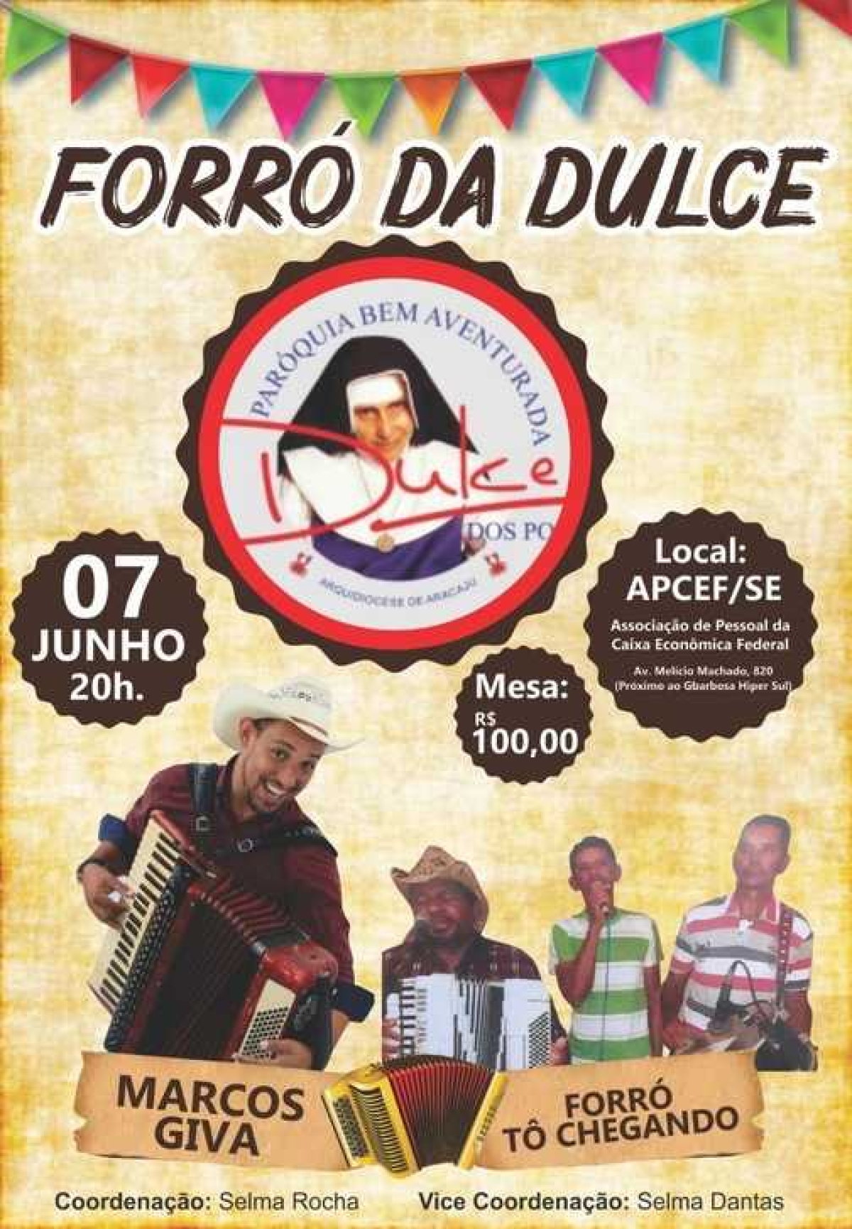 Paróquia Dulce dos Pobres realiza forró (Imagem: Divulgação)