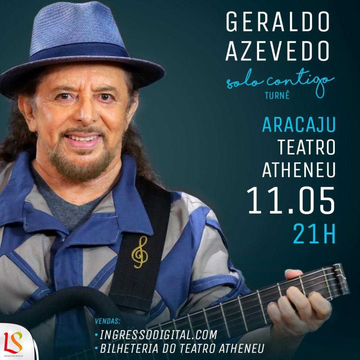 Geraldo Azevedo apresenta nova turnê em Aracaju (Imagem: Divulgação)