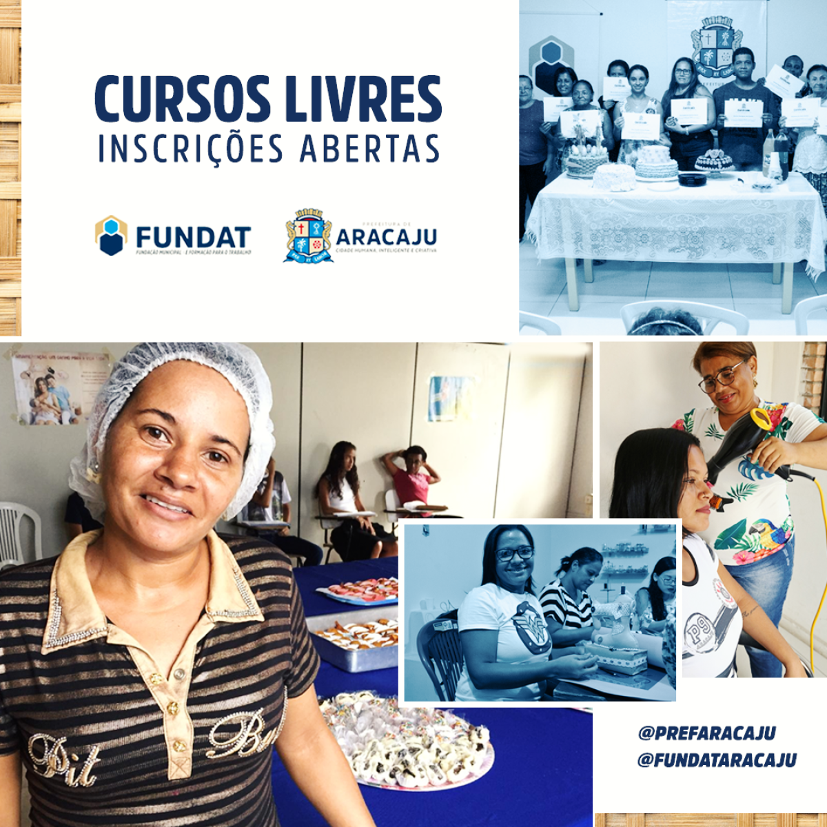 As inscrições estarão abertas, a partir desta terça, 21 (Imagem: Fundat/Aracaju)
