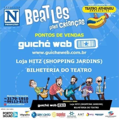 Show Beatles para Crianças no Teatro Atheneu (Imagem: Divulgação)