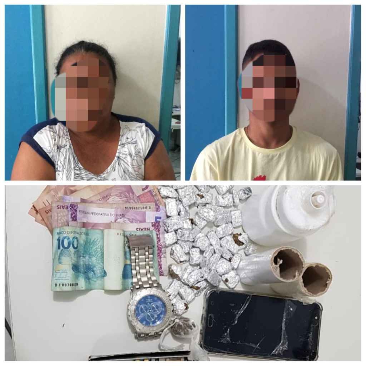 Policiais civis de Glória e de Feira Nova desmancham boca de fumo (Imagem: Via Pingou Notícias)