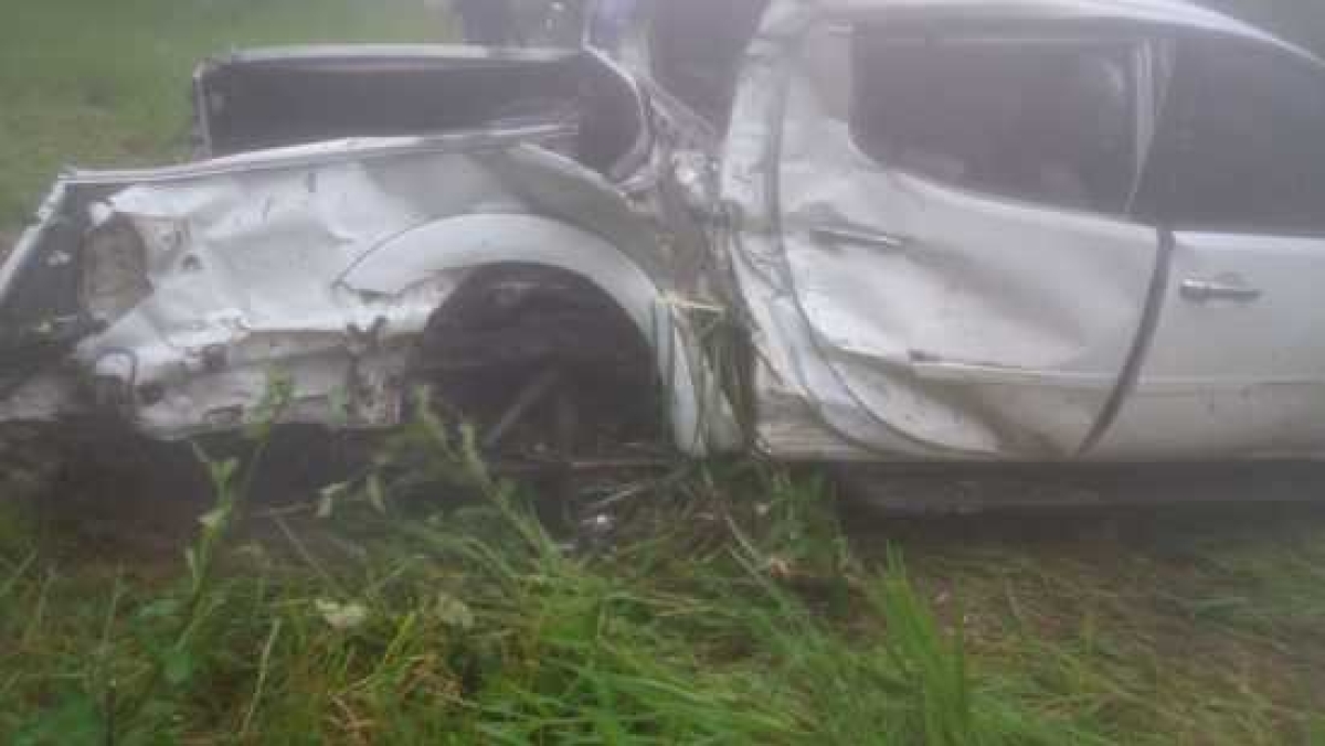 Acidente ocorreu na BR-10 (Foto: Rogério Monteiro)