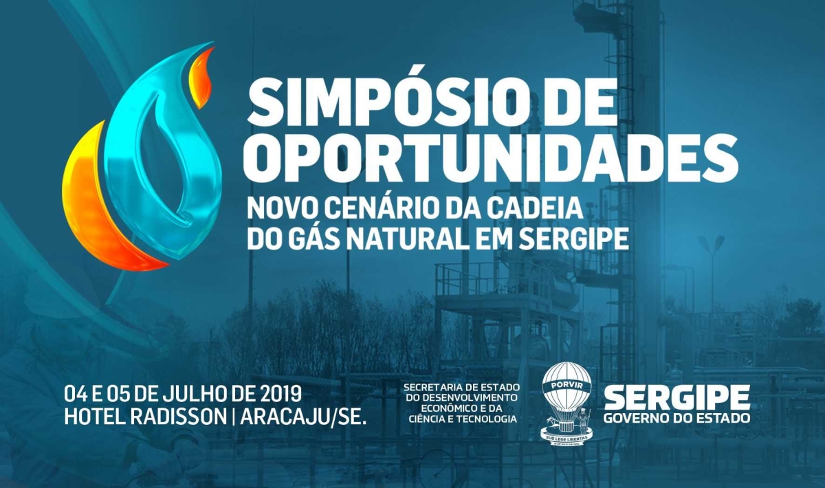 Simpósio de oportunidades discutirá potencial do Gás Natural em Sergipe (Imagem: Divulgação/ Sedetec/SE)