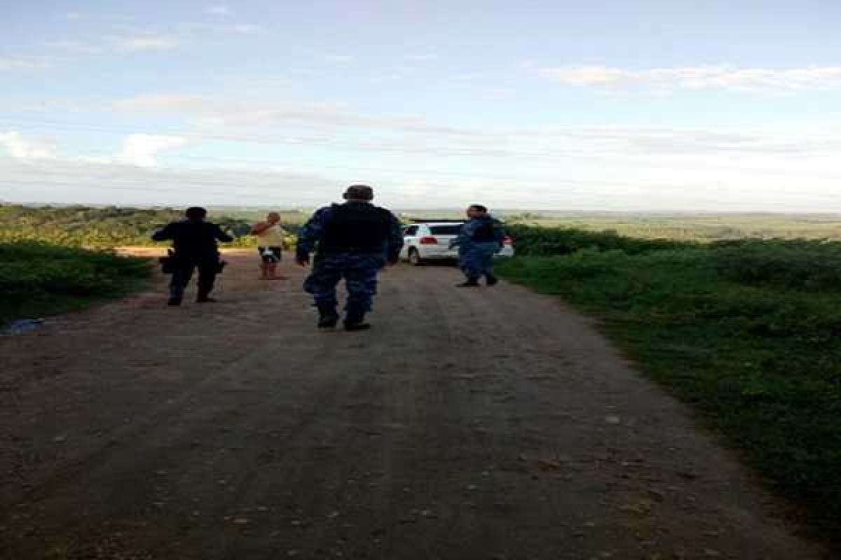 A Guarda Civil do município foi acionada e deu suporte à PM. (Foto: Guarda Civil de Maruim)