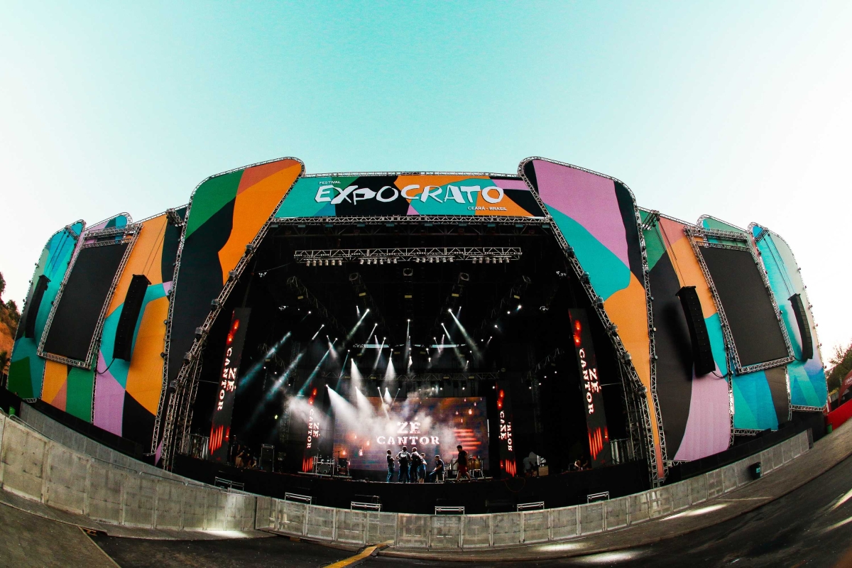 Mega Palco da edição de 2018 (Foto: Up Movies)