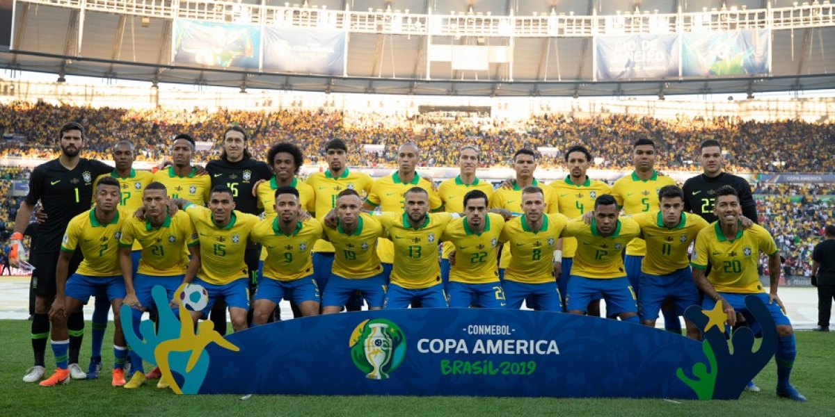 Seleção Brasileira vence o Peru e conquista o título da Copa América (Foto: Lucas Figueiredo/ CBF)