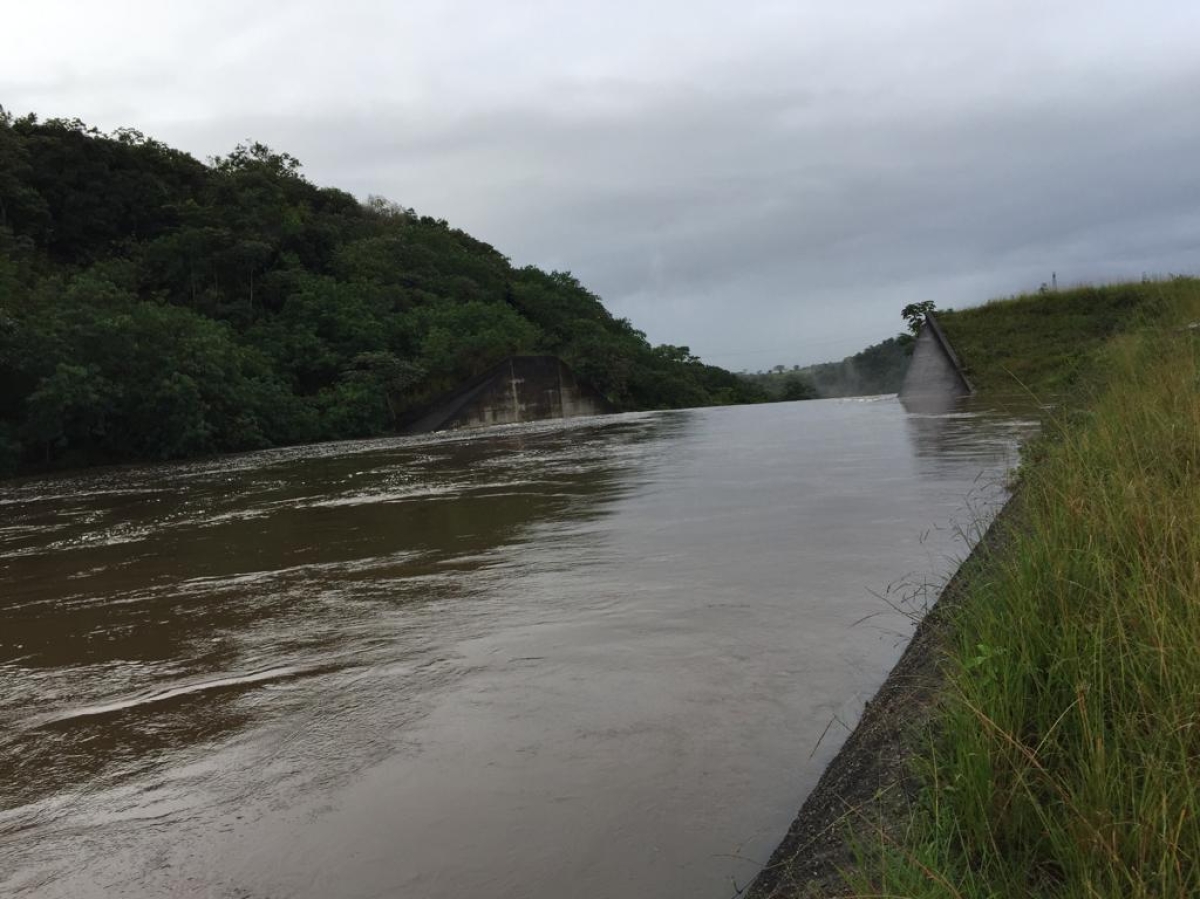 Barragem Jacarecica II N?O rompeu (Foto: Via Assessoria Seit/Seagri/SE)