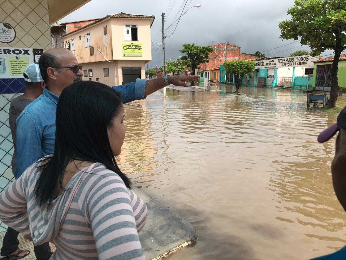 Segundo informações da assessoria, o rio Siriri não transbordava há mais de uma década (Foto: Prefeitura de Rosário do Catete)