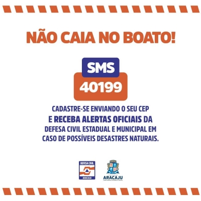 Prefeitura de Aracaju alerta para ventos fortes nas próximas 48 horas (Imagem: Prefeitura de Aracaju)