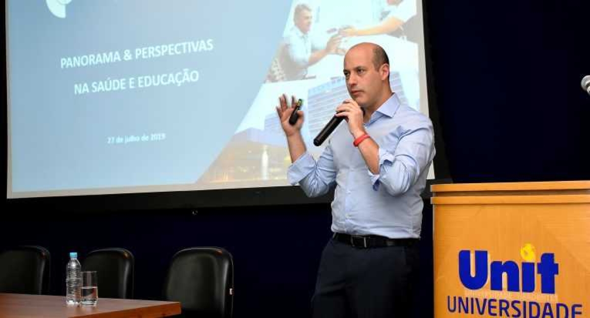 Gustavo Prado representou o hospital de São Paulo (Foto: Unit)