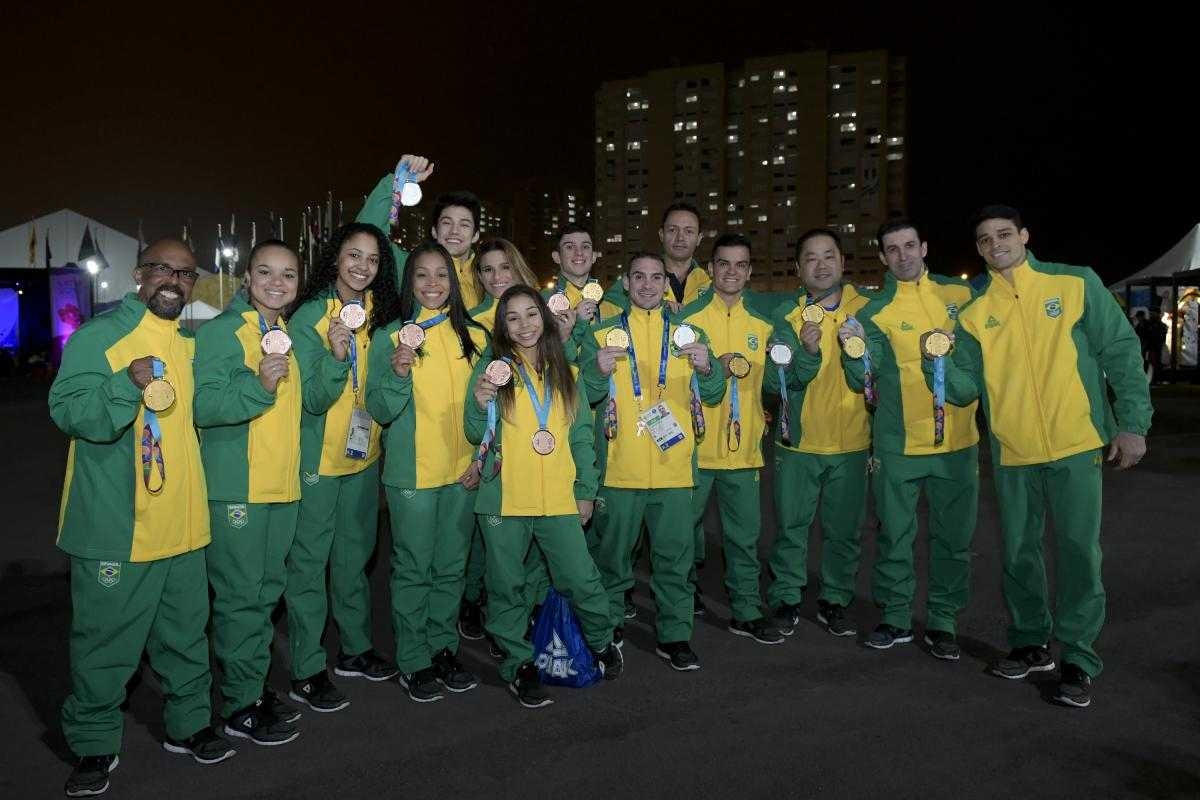 Ginástica do Brasil tem mais 4 medalhas e faz melhor campanha no Pan (Foto: Washington Alves/ COB)