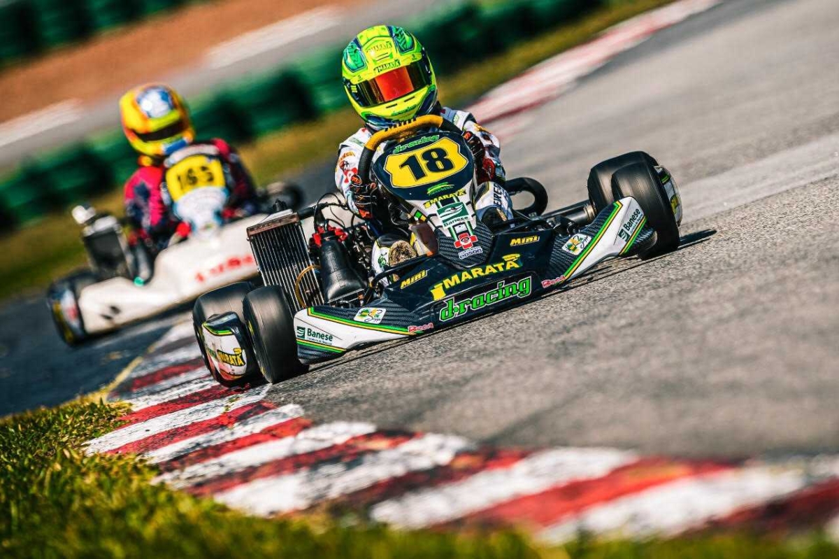 Guilherme Figueiredo conquista o título do Campeonato Brasileiro Rotax de Kart em São Paulo (Foto: FM assessoria)