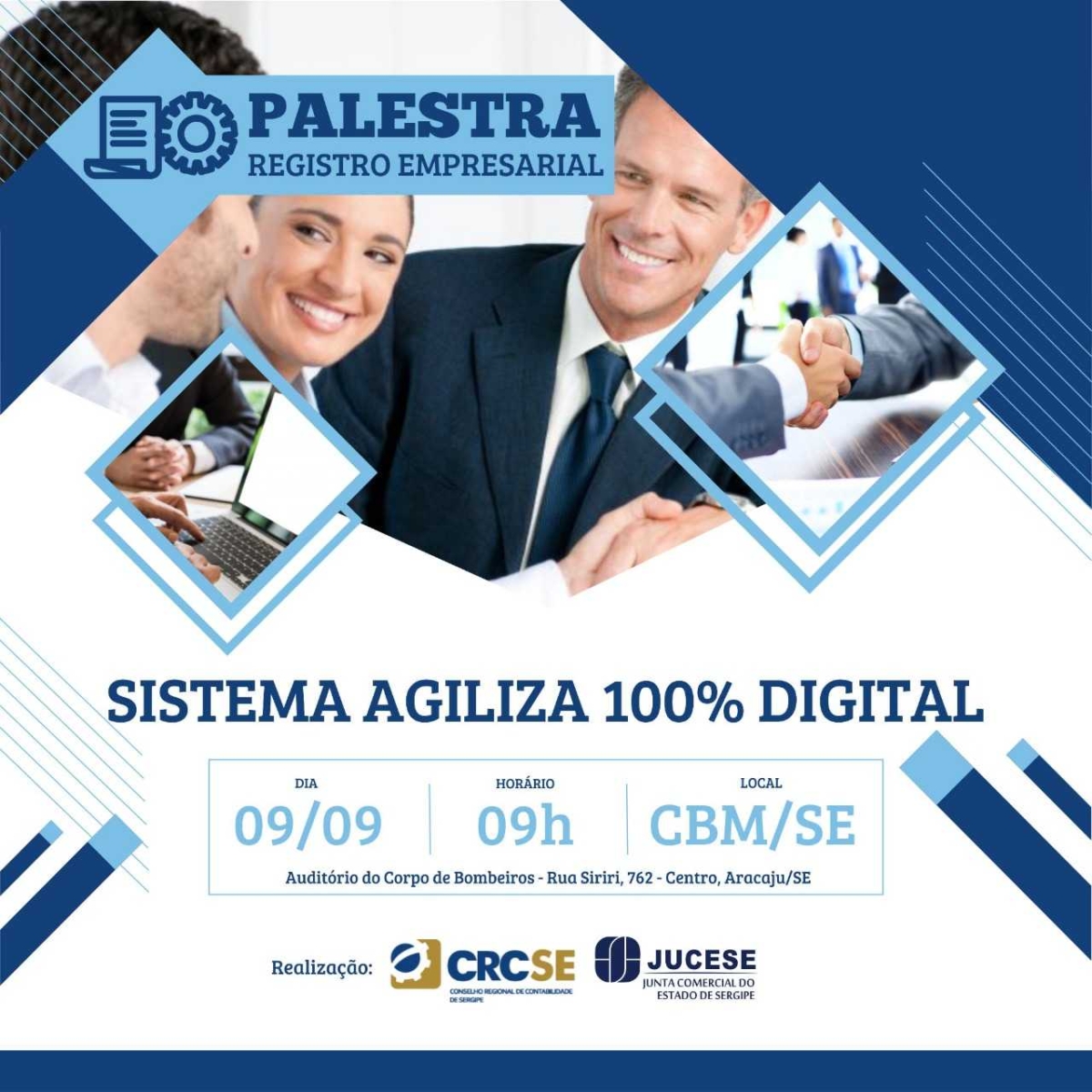 Aracaju receberá mais uma edição da palestra sobre registro digital (Foto: Jucese/SE)