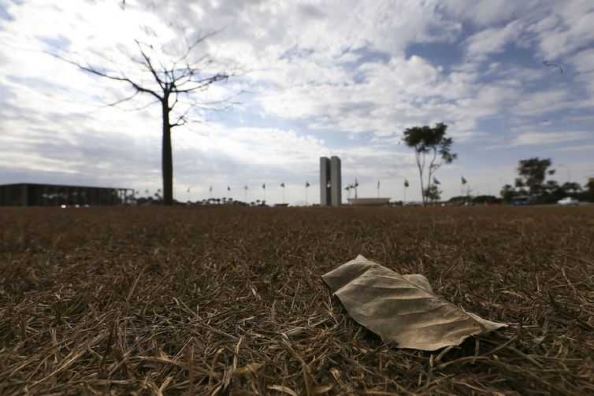 Seca em Brasília (Foto: Marcelo Camargo/ Agência Brasil)