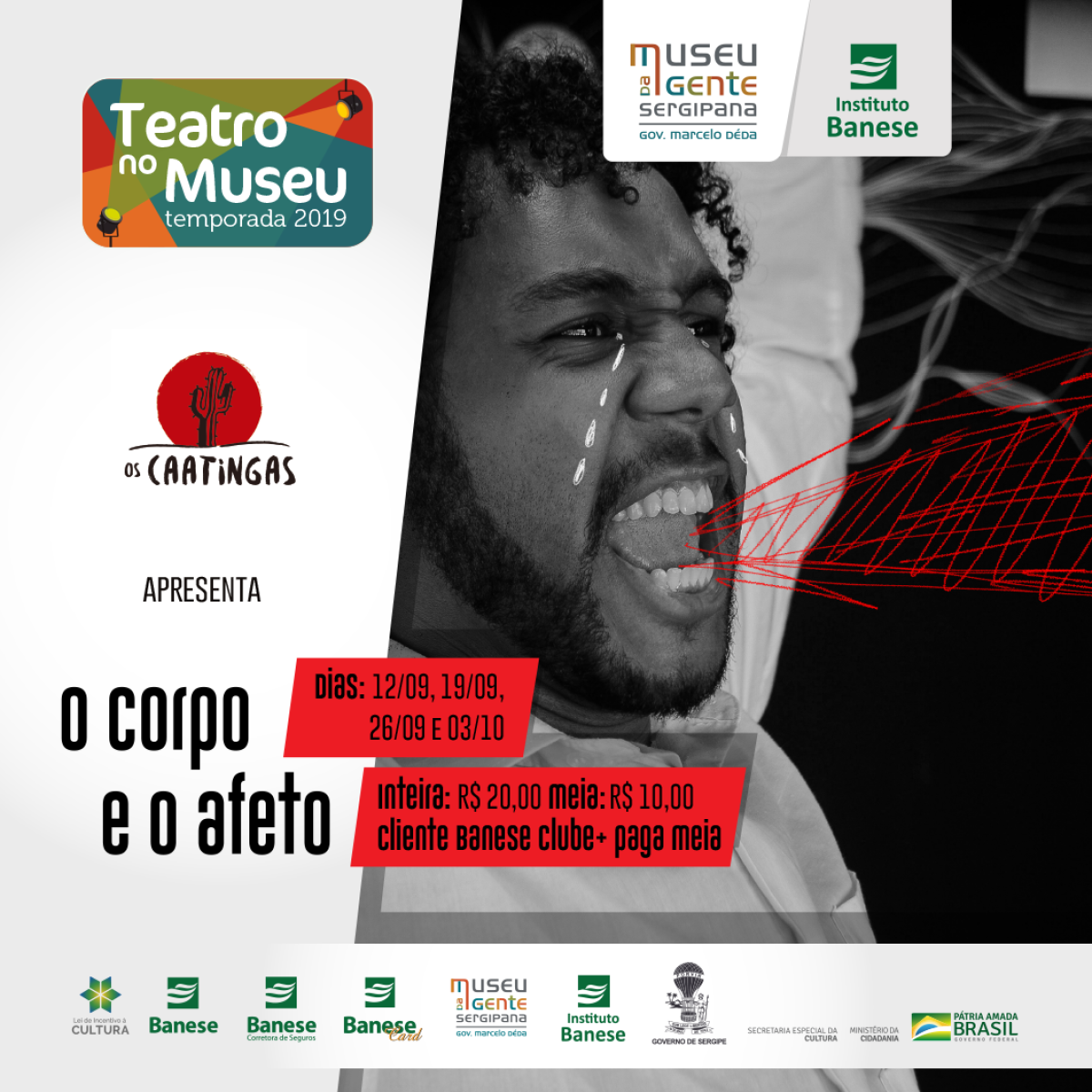 Museu da Gente Sergipana recebe nova temporada de teatro para o público adulto (Imagem: Divulgação)