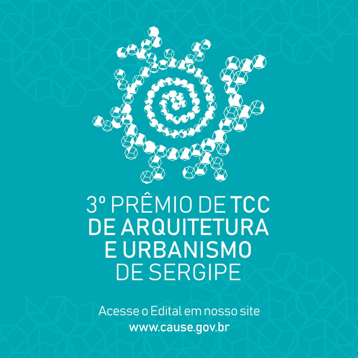 CAU/SE lança o 3º Prêmio de TCC de Arquitetura e Urbanismo de Sergipe 2019 (Imagem: Divulgação/ CAU/SE)