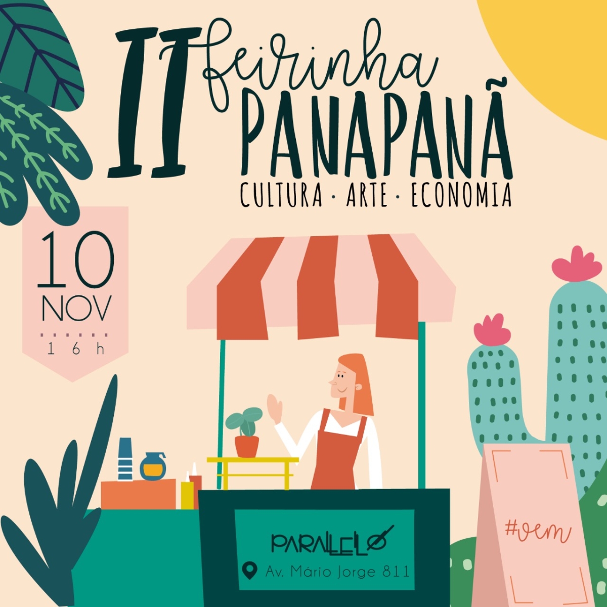 Segunda edição da Feirinha Panapanã em Aracaju (Imagem: Divulgação)