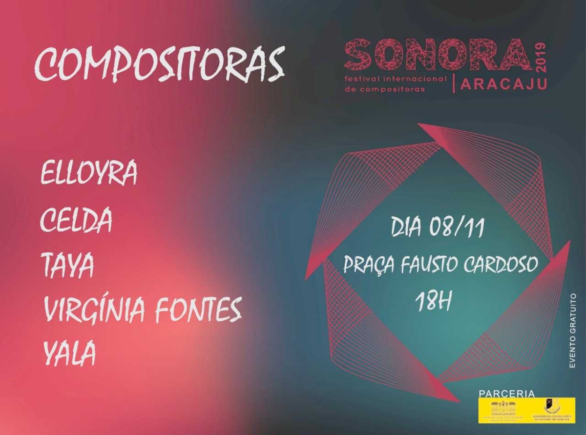 2ª edição do "Sonora: Festival Internacional de Compositoras" em Aracaju (Imagem: Divulgação)