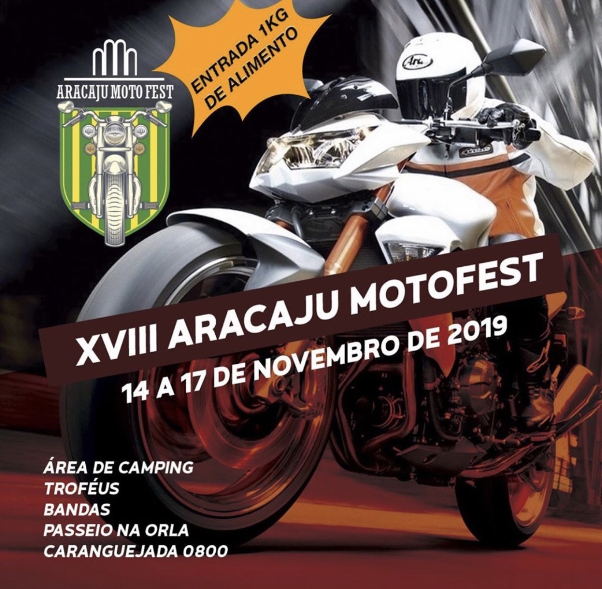 Aracaju Moto Fest no Kartódromo da Orla (Imagem: Divulgação)