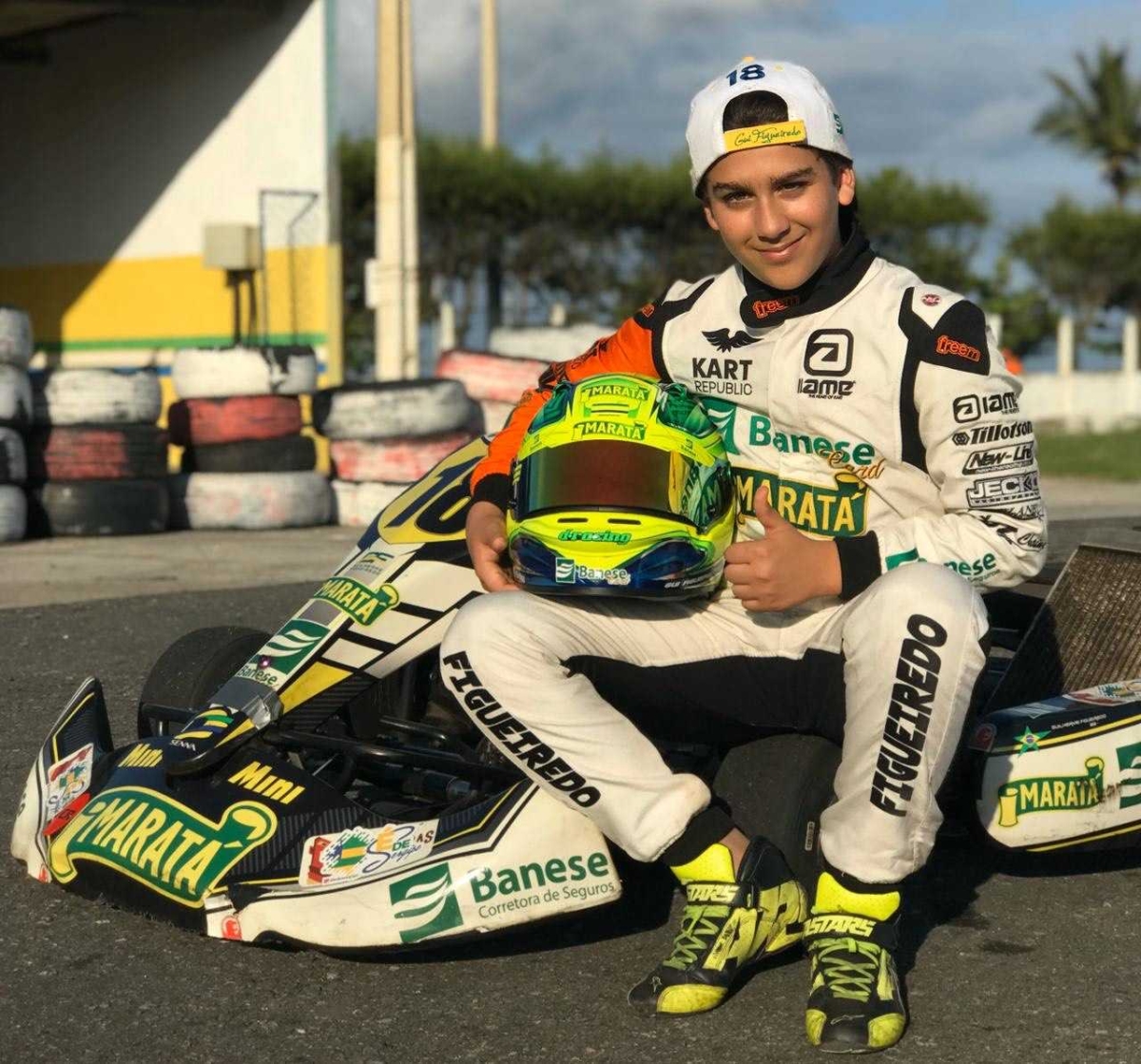 Guilherme Figueiredo vai disputar o torneio Superkarts USA em Las Vegas (Foto: Via FM Assessoria)