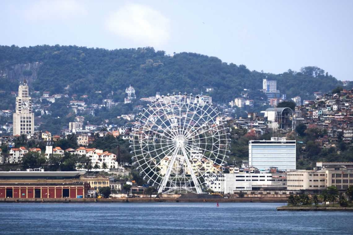 Rio inaugura nesta sexta, 6/12, maior roda-gigante da América Latina (Foto: Tânia Rêgo/ Agência Brasil)