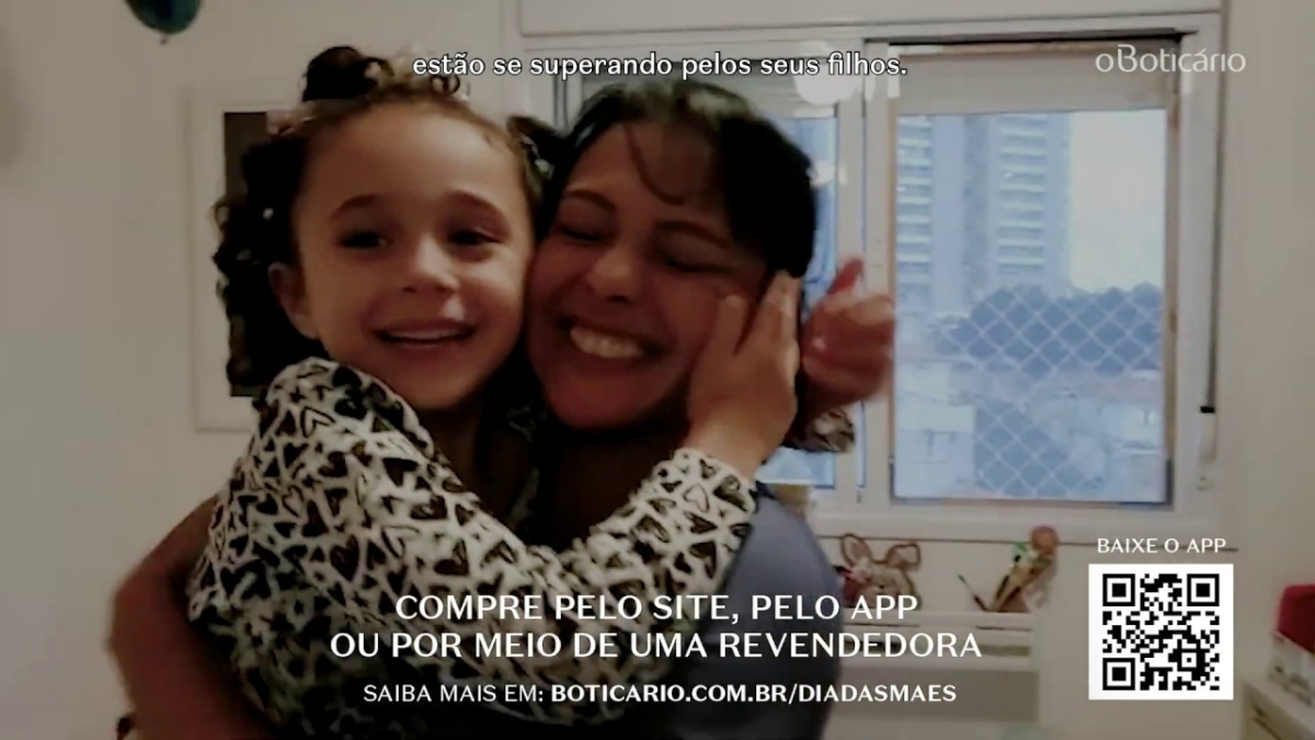 Boticário traz depoimentos espontâneos de crianças em campanha para o Dia das Mães (Imagem: Assessoria O Boticário)